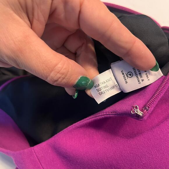 Diane Von Furstenberg Agatha Front Zip Sheath Dress Size 4 - Picture 8 of 11